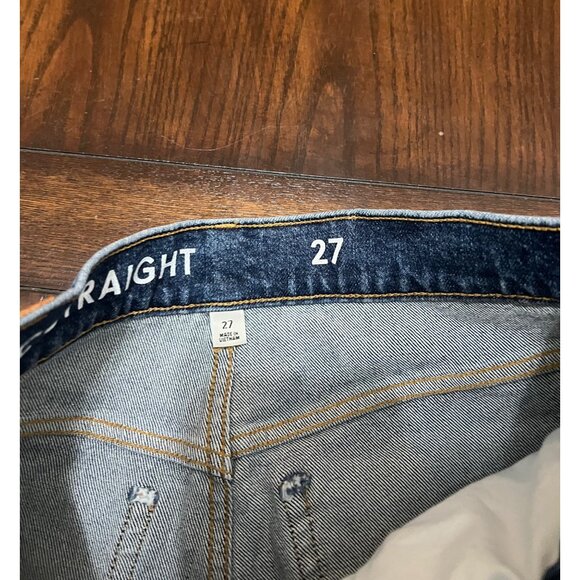 J.Crew Classic Straight Jeans High Rise Medium Wash Women's 27 Liberty St. - Picture 5 of 11